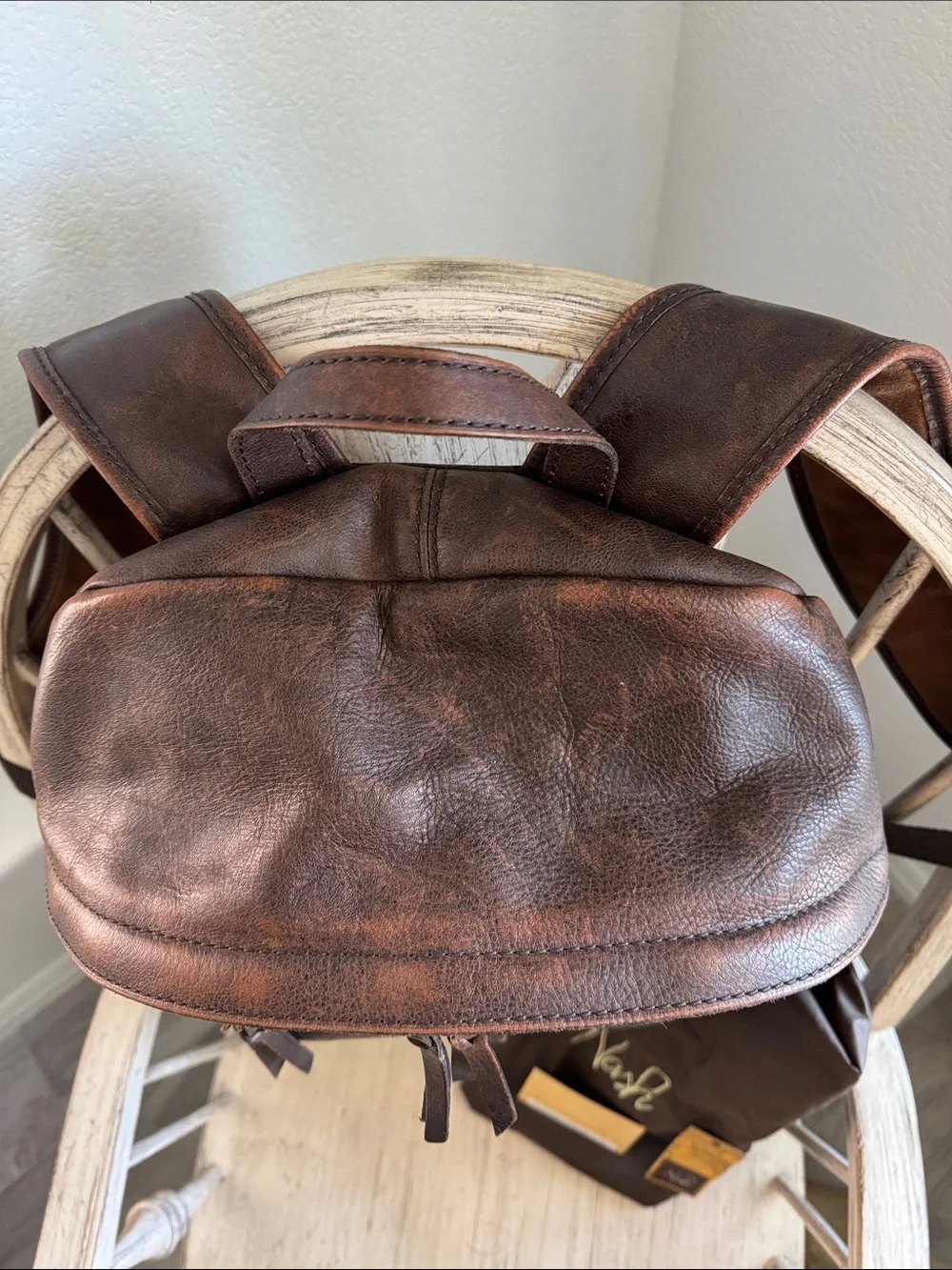 Patricia Nash Men’s Tuscan Leather Vintage Backpack Like New